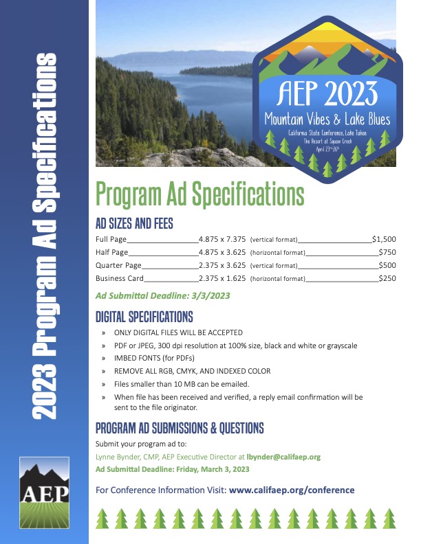 2023 AEP Conference California Association of Environmental Professionals