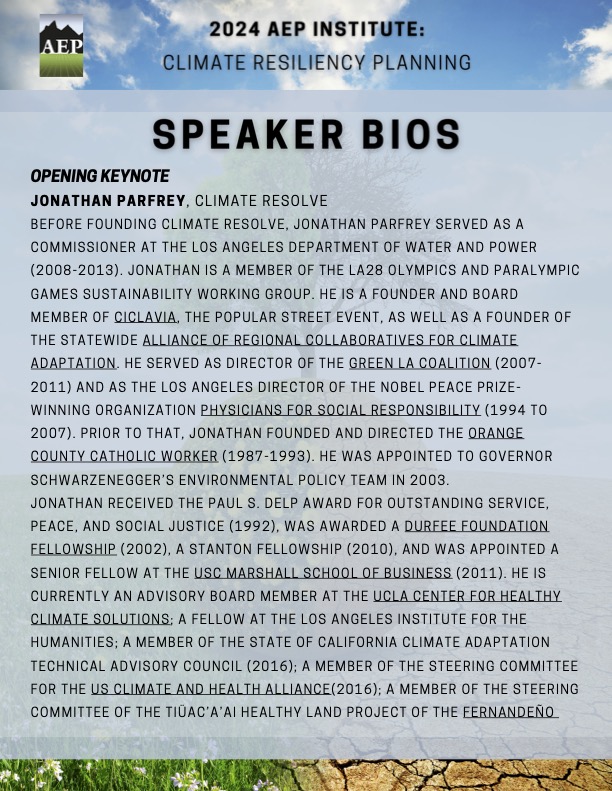 2024 AEP Institute California Association of Environmental Professionals